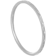 Stainless Steel 1MM Thin Midi Stacking Rings Shiny Silver Rose Gold Engagement Wedding Band for Women