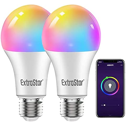 EXTRASTAR Ampoules Connectées WiFi E27 Cover