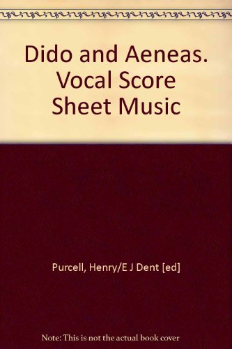 Dido and Aeneas. Vocal Score Sheet Music
