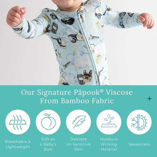 Image of Posh Peanut Convertible Baby Sleepers - Footless Baby Pajamas with 2 Way Zipper for Easy Diaper Changes