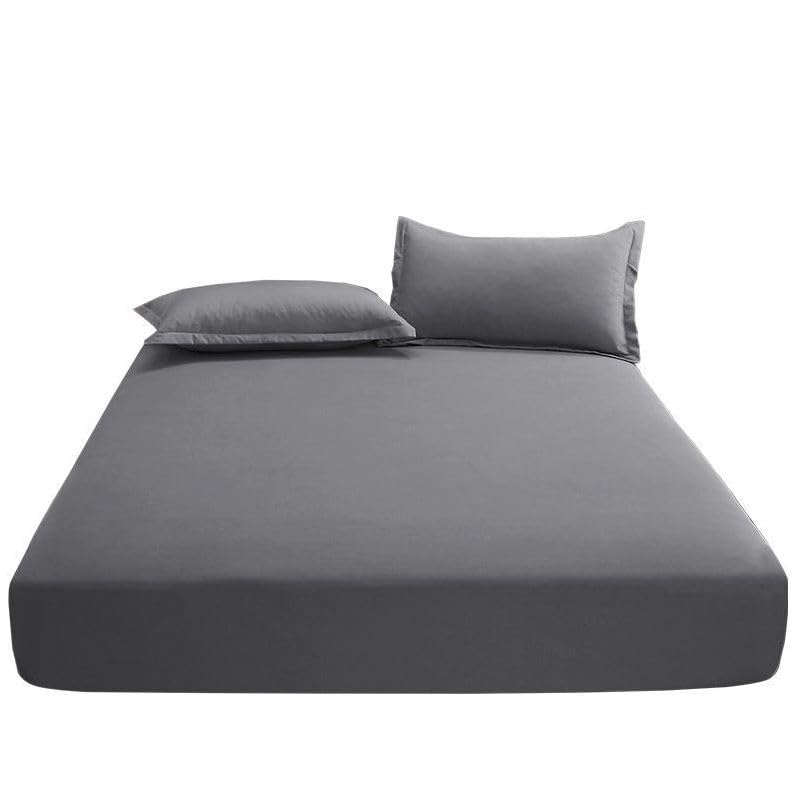 Fitted Sheet 100% Egyptian Cotton 600 Thread Count 16"/40CM Extra Deep Pocket Bottom Sheets - Image 2