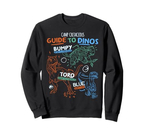 Sweatshirt Jurassic World Camp Cretaceous pour fan de dinosaures
