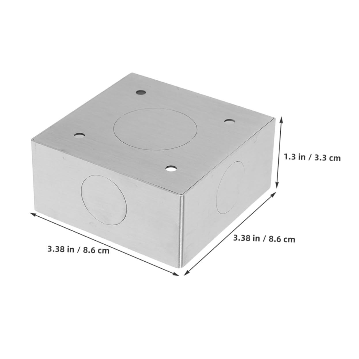 SEWACC Fireproof Junction Box Stainless Steel Surface Mount Design for Electrical Enclosure