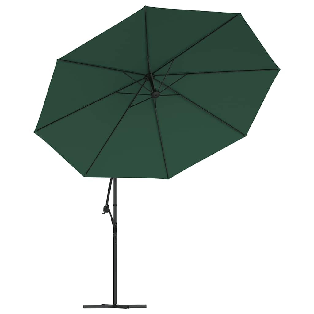 Fengshui Parasol przeciwsłoneczny 3,5 m zielony poliester
