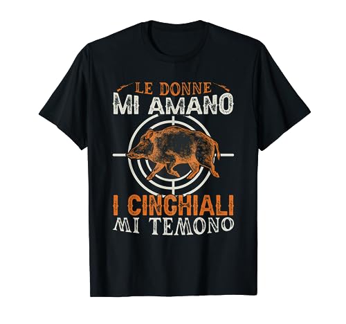 Regalo Cinghiale Caccia Accessori Cacciatore Maglietta