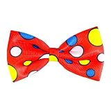 Widmann Pajarita Multicolor 28651 de Payaso con Puntos, Disfraz, Carnaval, Fiesta temática