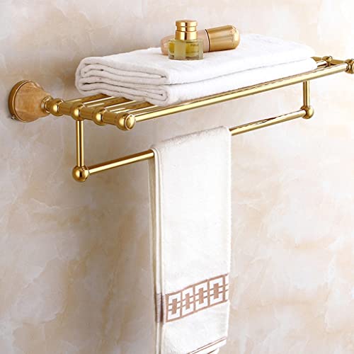 Porte-serviette robuste en cuivre massif pour salle de bain