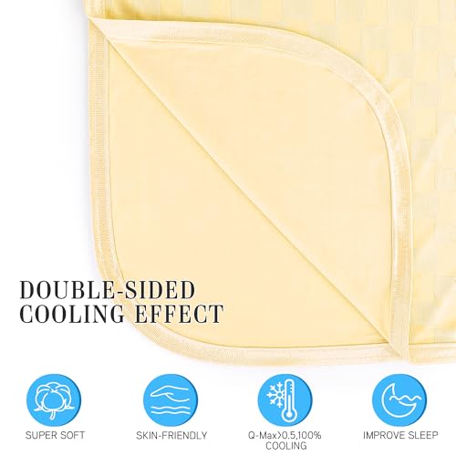 Image of AmyHomie Cooling Blanket for Hot Sleepers,Lightweight Summer Queen Size