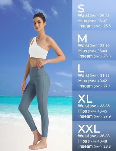 Image of Ubestyle UPF 50+ High Waist Women's Swim Pants Swim Leggings Swimming Tights Rash Guard Pants Sun Protective
