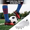 atnayo Football Studs, 12 Pcs Mini Metal Football Boot Replacement Stud with Wrench for Adult, Teen, Children Sliver #3