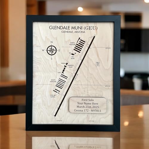 Personalized First Solo Flight Plaque