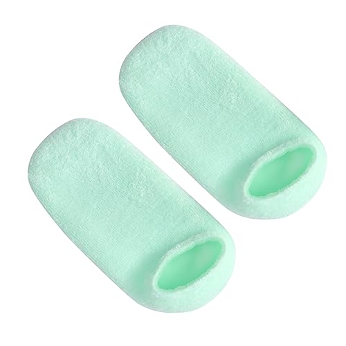 Beaupretty 2 Pairs Foot Lotion Socks Heel Repair Socks Foot Spa Socks Anti-Crack Socks Honey Brows Footcare Socks Wall Mounted Wig Stand Hard Feet Socks (Green) Diffuser Gel Moisturizing - Image 6