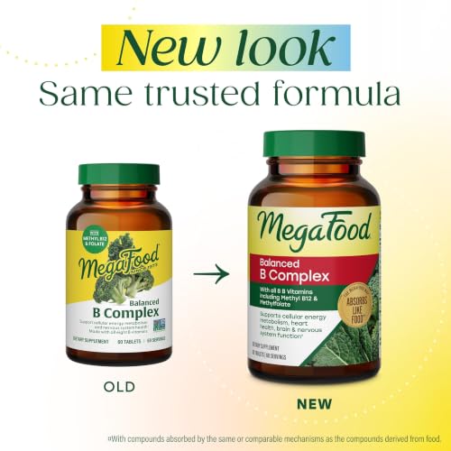 MegaFood Balanced B Complex, Cellular Energy Metabolism Support, 30 Tablets - image 2