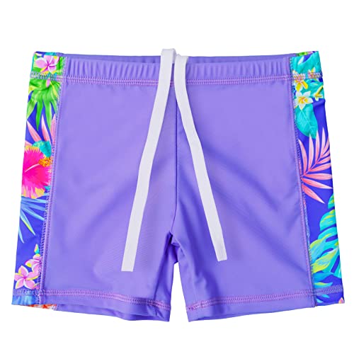 Image of TFJH E Girls Short Sleeve Swimwear Two Piece Swimsuit UPF 50+ Rash Guard Sets UV 3-12Y