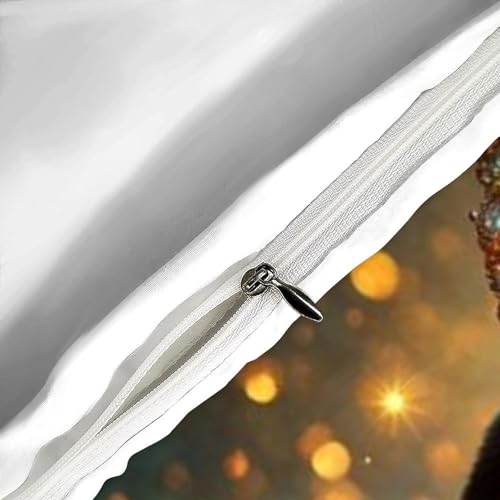 Couvre-lit microfibre éléphant parure imprimée 2 pièces douce