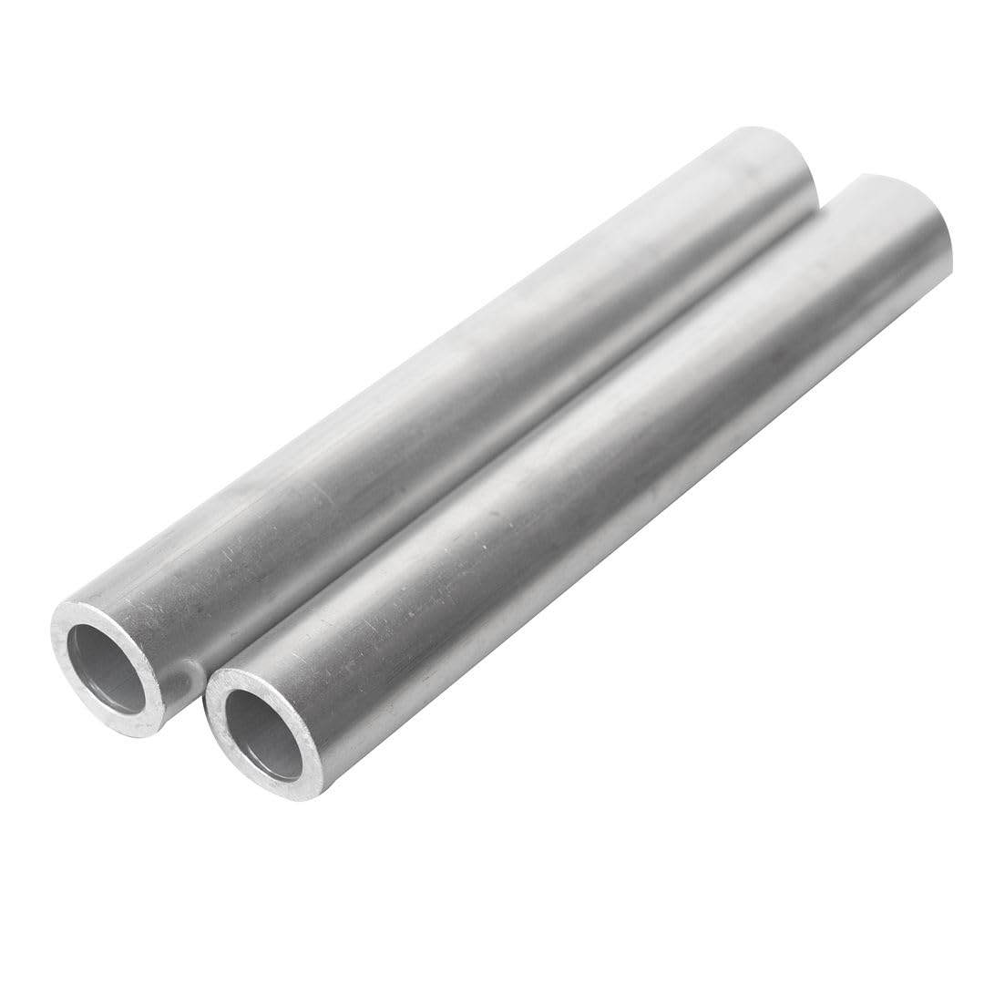 1-1/8" OD x 3/4" ID 8" Long (2 Pack) MetalSpacersOnline 6061 Round Aluminum Tube Seamless Straight Pipe Tubing for DIY