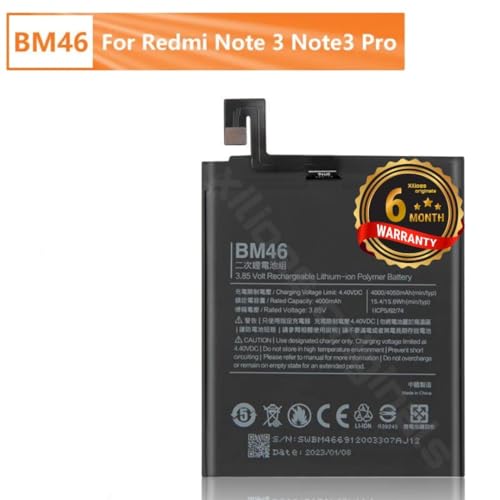 Image of BM46 Battery for Redmi Note 3 pro, Note 3 Battery with 6 Month Warranty** (B211)