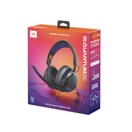 Quantum 250 Cuffie Gaming Over-Ear Cablate,  Quantum Spatial Sound, Microfono Noise-Cancelling, Filo 3.5mm, Parti Sostituibili, Compatibili con Apple/PC/Xbox/PlayStation/Nintendo Switch, Nero - Cuffia gaming - Immagine 10