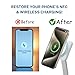 NFC Wireless Charging Chip Antenna and Magnet Replacement for Magsafe, Compatible with iPhone 14 - Pre-Installed Flash Light Flex - Fixes QI Coil Signal