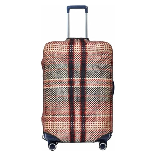 Checkered Luggage Cover, Protective Washable Suitcase Cover - Travel Fashion Elastic Suitcase Protector Large