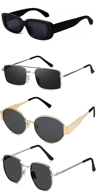 Sunglasses For men Women Boys Girls Unisex set of 4 sunglasses combo unisex offer pack of 4 unisex sunglasses -720-image-43