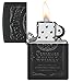 Zippo Jack Daniel's Black Matte Pocket Lighter and Pouch Gift Set