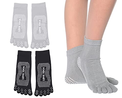 Calze Yoga Kumo Antiscivolo Con Dita Separate - Comode E Colorate Per Pilates E Danza - Foto 8