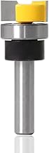 Mesee 8mm Schaft Bündigfräser, Bodenreinigung Holzfräser, Bottom Bearing Flush Router Bit, Hobelfräser, Oberfräse Fräser-Bits für Holzbearbeitung Fräswerkzeuge