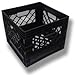 Authentic 13x13x11 4 Gallon 16 Quart Square Dairy Milk Crate (RED)