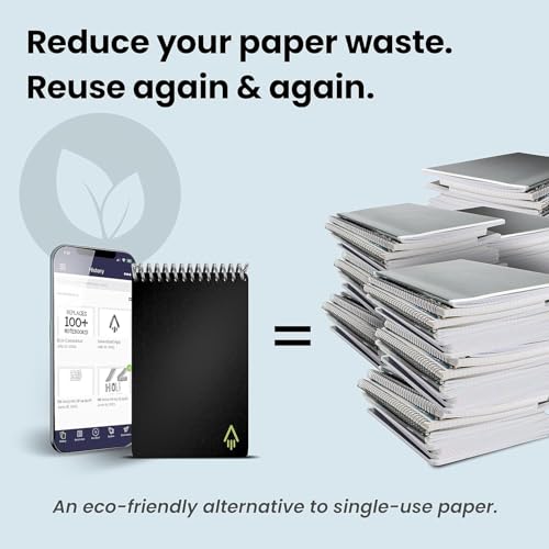 Carnet de notes effaçable A6 connecté avec bloc note numérique et stylo - 6