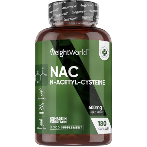 N-Acetyl-Cysteine 600mg, 180 Vegan Capsules