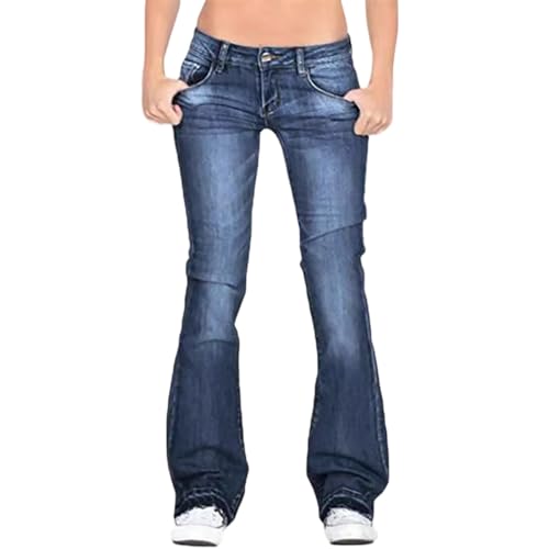 Jean stretch femme taille moyenne et coupe ajustée confortable