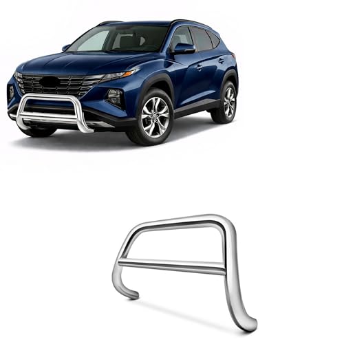 Image of Black Horse A Bar No Skid Plate Stainless Steel Compatible with 2019-2021 Hyundai Tucson-CBS-HYB6402
