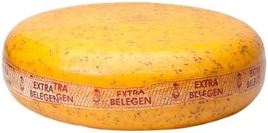 Matured Cumin Gouda Cheese | Premium Quality | Whole cheese - 11 Kilo / 24.2 lbs