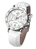 vostok europe armband Gehäuse: Edelstahl Vostok Europe Damenuhr mit 3 Armbändern Weiß VK64-515A524