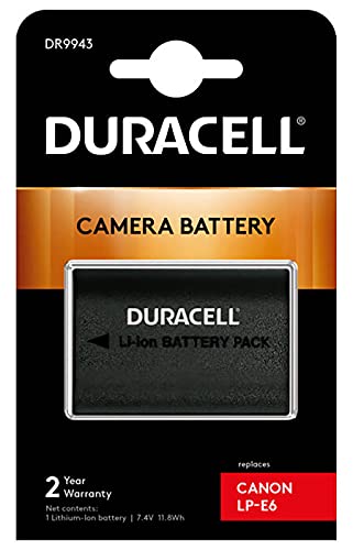 Duracell Li-Ion Akku 1600 mAh for Canon LP-E6, DR9943 (mAh for Canon LP-E6)