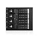 iStarUSA BPN-DE340MS-BLACK 3x5.25 to 4x3.5 12G MiniSAS Trayless Hot-swap Black
