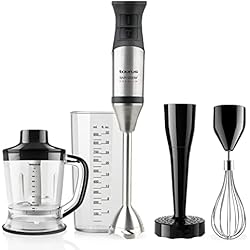 Licuadora Premium Taurus Bapi Premium Complet - Batidora de Mano, 1200 W, Bate y Pica Hiello, Agarre Ergonómico