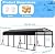 12x25 FT Metal Carport with 6 Reinforced Support Rods, Heavy Duty Frame & Galvanized Steel Roof Carports for All-Weather Protection, Outdoor Carport Garage for Car, Boat, Tractor, and Party Use