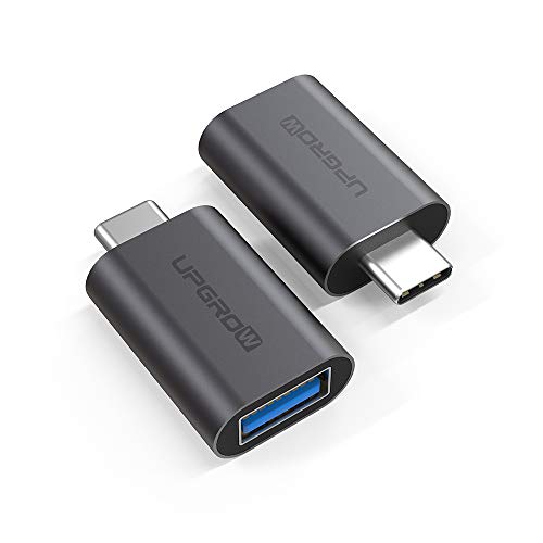 UPGROW USB C to USB Adapter 2 Pack Thunderbolt 3 to USB 3.0 Adapter Compatible with MacBook Pro 2019 and Before, MacBook Air 2020, Dell XPS, and More Type C Devices