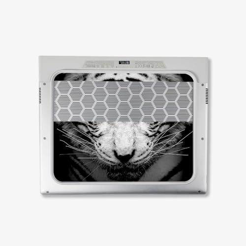 Image of MightySkins Skin Compatible with Alienware X14 R2 (2023) Full Wrap Kit - Mono Tiger | Protective, Durable, and Unique Vinyl Decal wrap Cover | Easy to Apply & Change Styles | Made in The USA