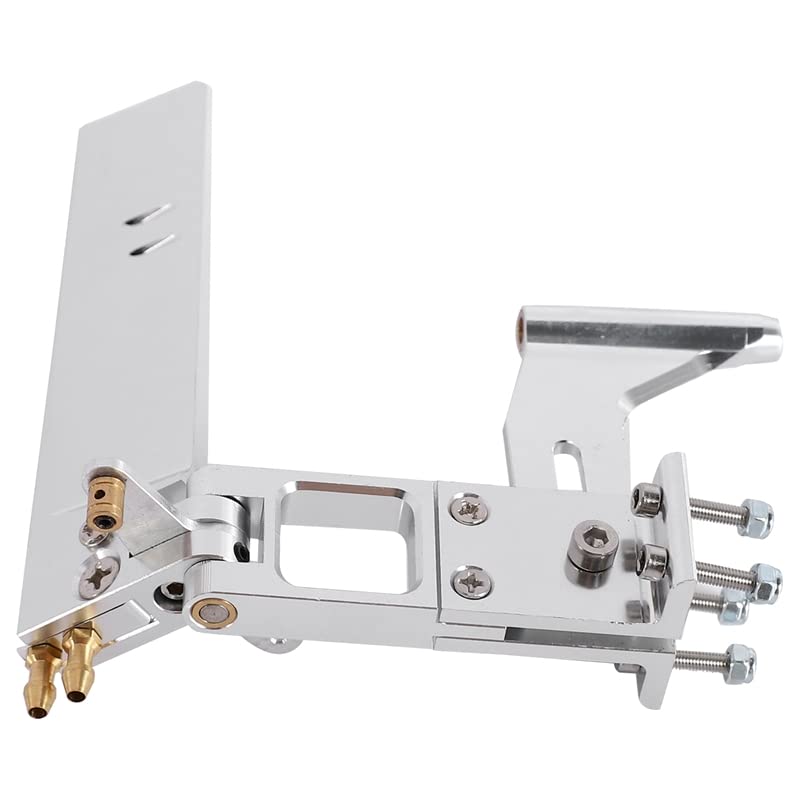 Heyiarbeit Gouvernail de bateau RC avec bras servo L 7 mm d'épaisseur 44 mm x 33 mm pour bricolage RC modèle bateau marine FXB-QJFXD 1 ensemble