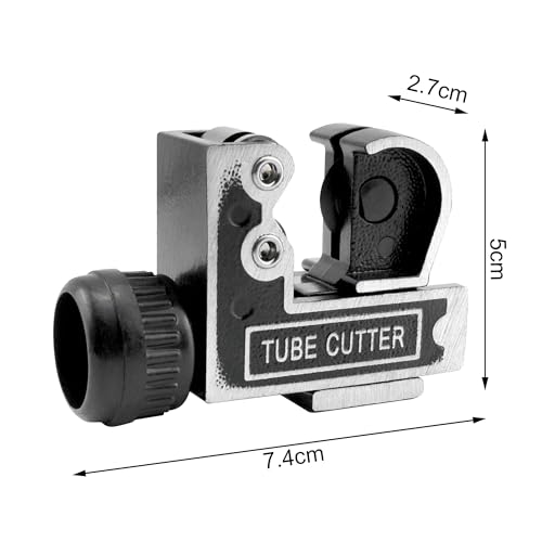Image of Quacc Mini Pipe Cutter 1 /8 to 1-1 /8 Inch Copper Tubing Cutter Pipe Cutting Tool Tube Cutter Metal Pipe Cutter for Cutting Copper Pipe, Brass Pipe, Aluminum Pipe, Steel Pipe