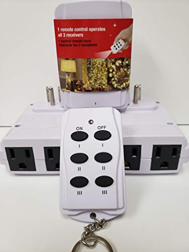 Remote Control Power Strip - 3 Wireless Receivers #TOP1