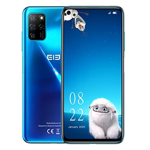ELEPHONE U5 Android 10 Smartphone Dual SIM Octa Core 4GB+128GB 4G 6,4inch blue