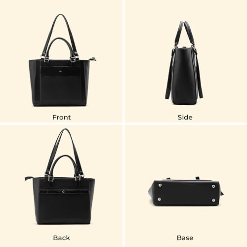 Image of Symbol Premium Women's Tote Hand Bag crafted from Imported PU | Stylish | Office Use - 14 inch Laptop