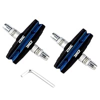 2 Paia Pastiglie Freni V-Brake Per Bici - 70mm/55mm - Con Dadi E Spessori - Per MTB E Strada - Foto 7