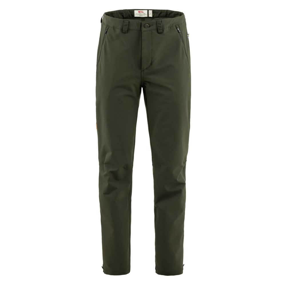 FJALLRAVEN 12200191-662 Abisko Zimowe spodnie sportowe ze stretchem M męskie spodnie sportowe Deep Forest rozmiar 50/R