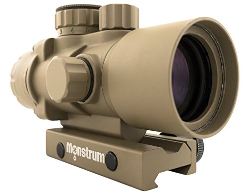 Monstrum Tactical S232P 2X Magnification Prism Scope (Flat Dark Earth)