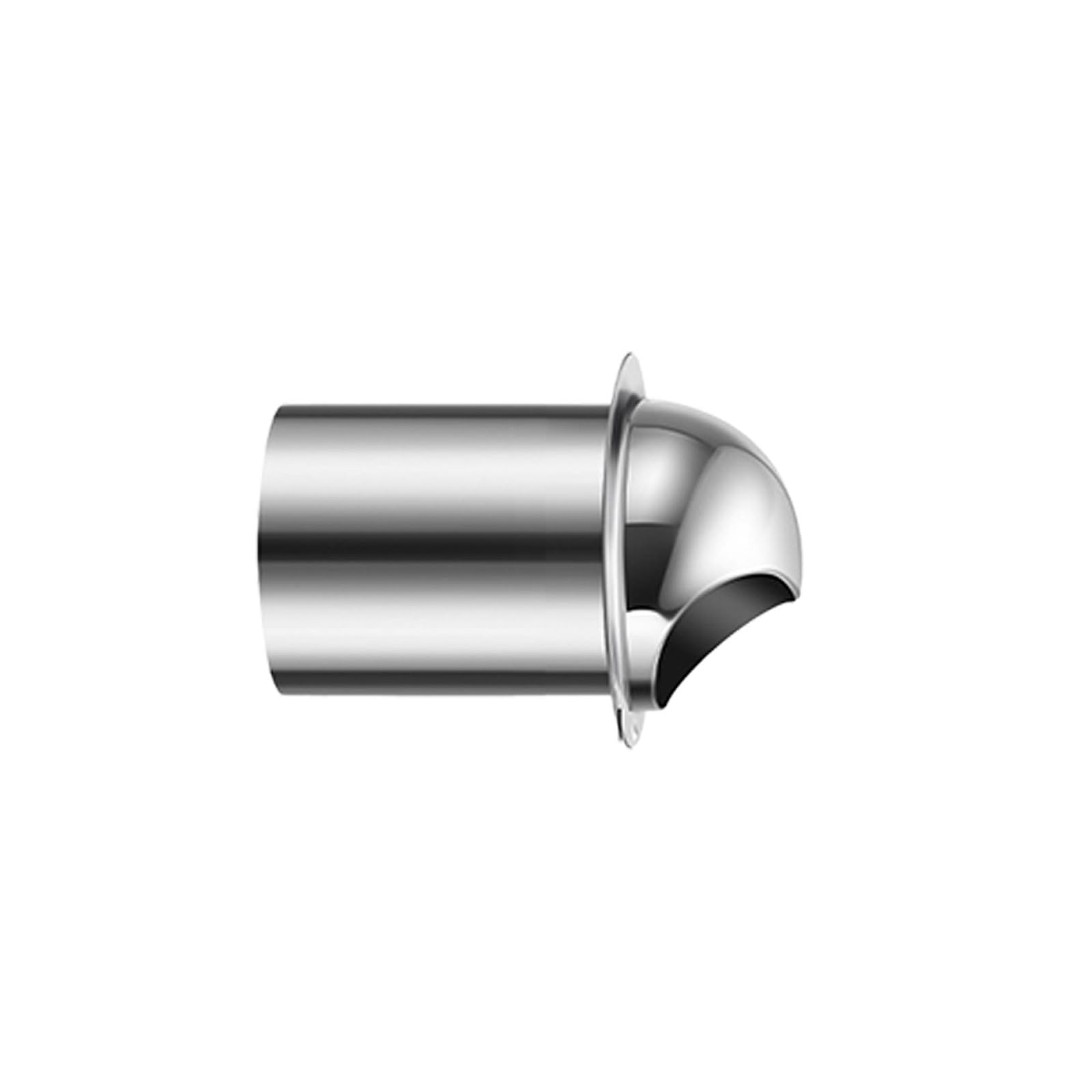 304 Stainless Steel Vent Cover with 70mm Opening and Weatherproof Construction for Kitchen Bathroom Outdoor Use Rainproof Vent Cap